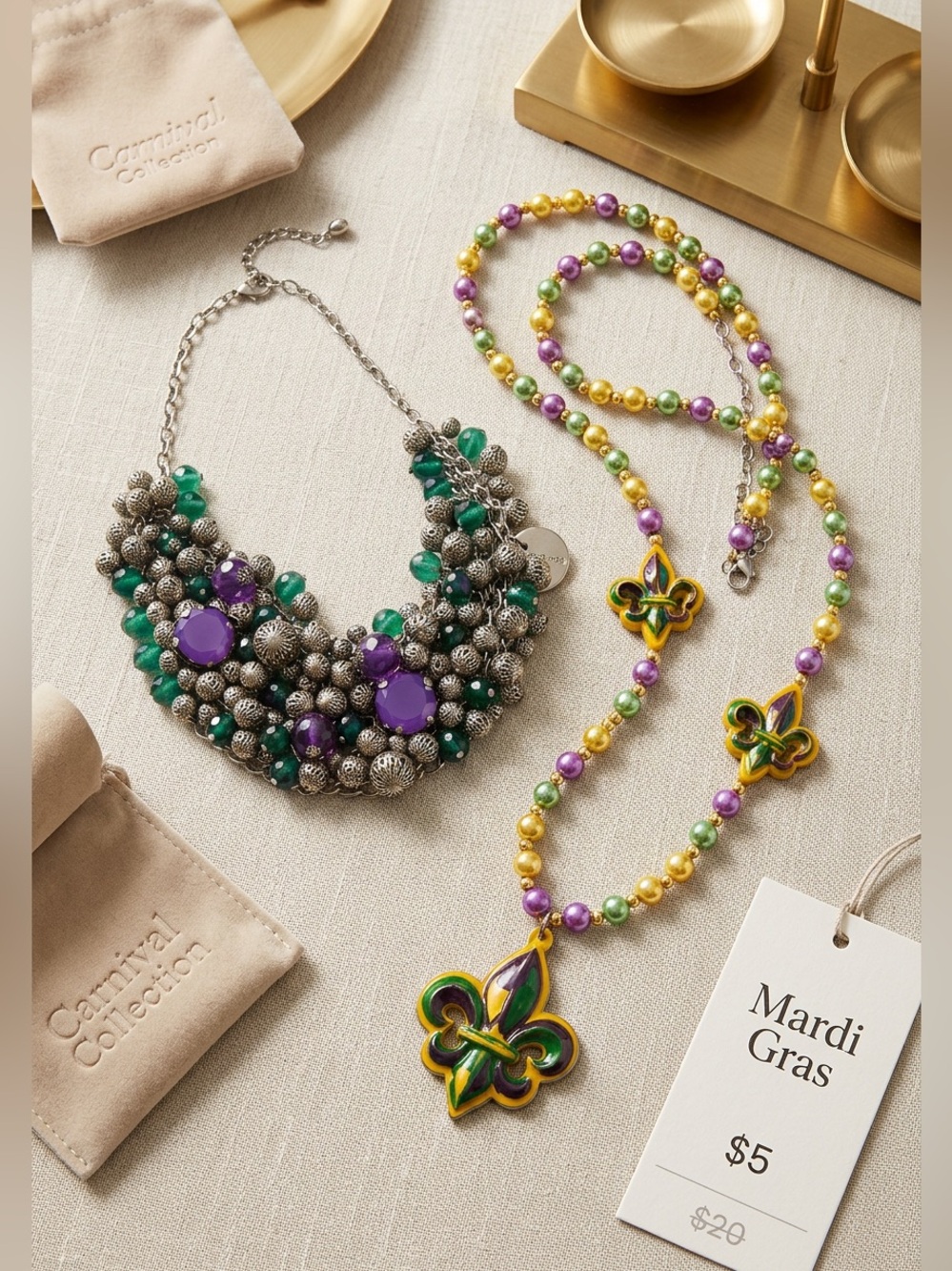 Mardi Gras Beads. 🪅🪩🥳🎉